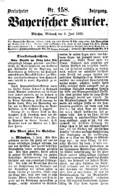 Bayerischer Kurier Mittwoch 9. Juni 1869