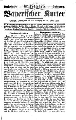 Bayerischer Kurier Samstag 26. Juni 1869