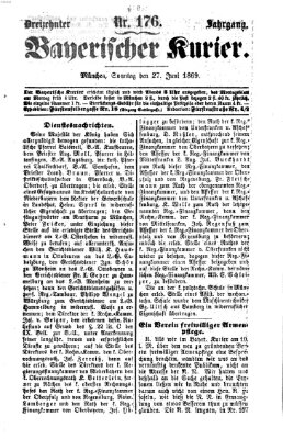 Bayerischer Kurier Sonntag 27. Juni 1869