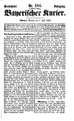 Bayerischer Kurier Montag 5. Juli 1869