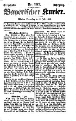 Bayerischer Kurier Donnerstag 8. Juli 1869