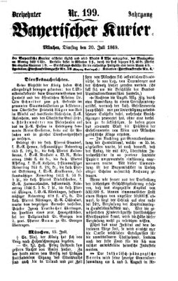 Bayerischer Kurier Dienstag 20. Juli 1869