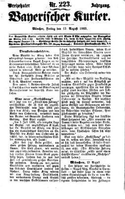 Bayerischer Kurier Freitag 13. August 1869