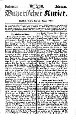 Bayerischer Kurier Freitag 20. August 1869