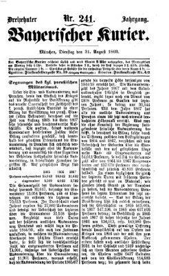 Bayerischer Kurier Dienstag 31. August 1869