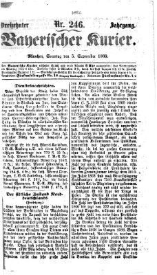 Bayerischer Kurier Sonntag 5. September 1869