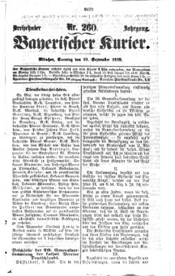 Bayerischer Kurier Sonntag 19. September 1869