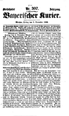 Bayerischer Kurier Freitag 5. November 1869