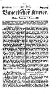 Bayerischer Kurier Montag 8. November 1869