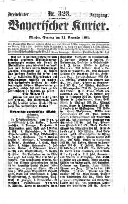 Bayerischer Kurier Sonntag 21. November 1869