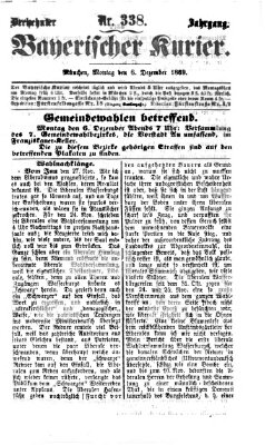 Bayerischer Kurier Montag 6. Dezember 1869
