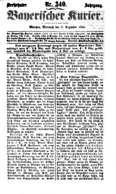 Bayerischer Kurier Mittwoch 8. Dezember 1869