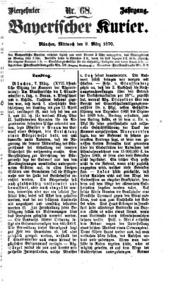 Bayerischer Kurier Mittwoch 9. März 1870