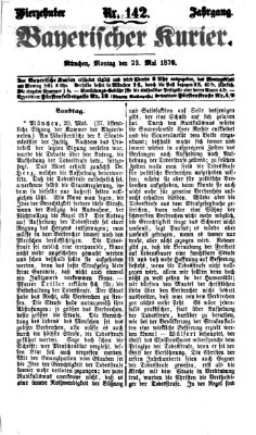 Bayerischer Kurier Montag 23. Mai 1870