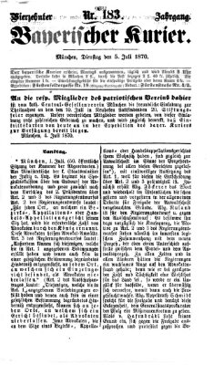 Bayerischer Kurier Dienstag 5. Juli 1870