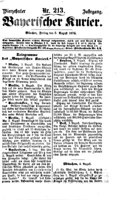 Bayerischer Kurier Freitag 5. August 1870