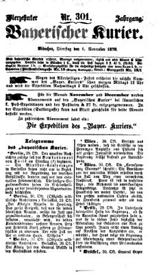 Bayerischer Kurier Dienstag 1. November 1870