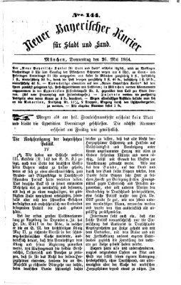 Neuer bayerischer Kurier für Stadt und Land Donnerstag 26. Mai 1864