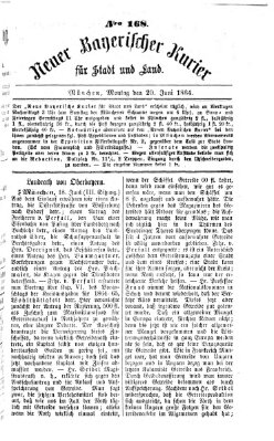 Neuer bayerischer Kurier für Stadt und Land Montag 20. Juni 1864