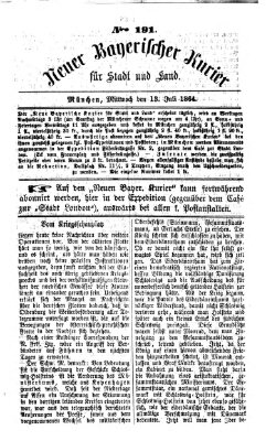 Neuer bayerischer Kurier für Stadt und Land Mittwoch 13. Juli 1864