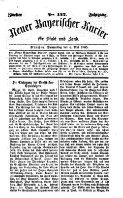 Neuer bayerischer Kurier für Stadt und Land Donnerstag 4. Mai 1865