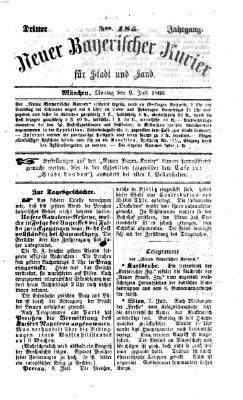 Neuer bayerischer Kurier für Stadt und Land Montag 9. Juli 1866