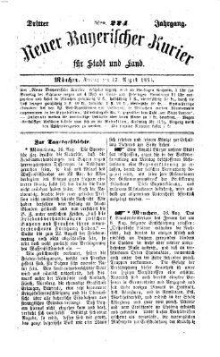 Neuer bayerischer Kurier für Stadt und Land Freitag 17. August 1866