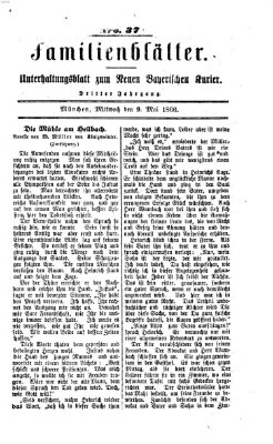 Neuer bayerischer Kurier für Stadt und Land. Familienblätter : Unterhaltungsblatt zum Neuen bayerischen Kurier (Neuer bayerischer Kurier für Stadt und Land) Mittwoch 9. Mai 1866