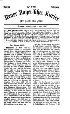 Neuer bayerischer Kurier für Stadt und Land Samstag 4. Mai 1867