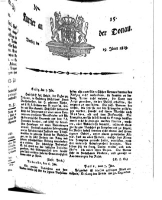 Kourier an der Donau (Donau-Zeitung) Dienstag 19. Januar 1813