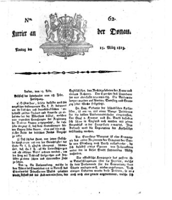 Kourier an der Donau (Donau-Zeitung) Montag 15. März 1813