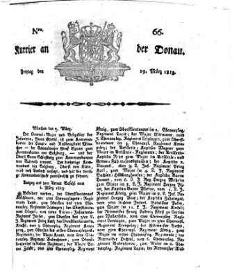 Kourier an der Donau (Donau-Zeitung) Freitag 19. März 1813