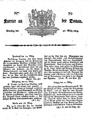 Kourier an der Donau (Donau-Zeitung) Dienstag 30. März 1813