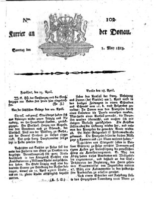 Kourier an der Donau (Donau-Zeitung) Samstag 1. Mai 1813