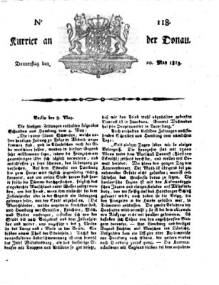 Kourier an der Donau (Donau-Zeitung) Donnerstag 20. Mai 1813