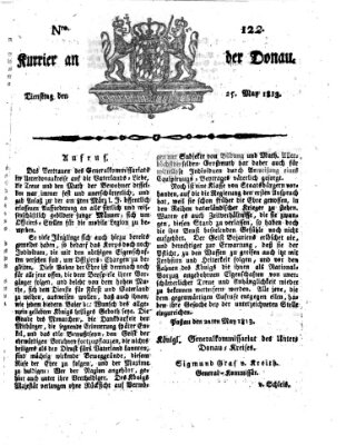 Kourier an der Donau (Donau-Zeitung) Dienstag 25. Mai 1813