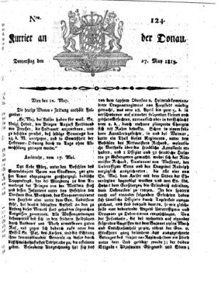 Kourier an der Donau (Donau-Zeitung) Donnerstag 27. Mai 1813