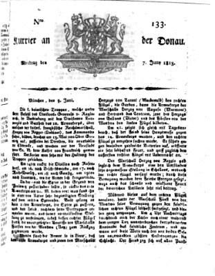 Kourier an der Donau (Donau-Zeitung) Montag 7. Juni 1813