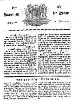 Kourier an der Donau (Donau-Zeitung) Freitag 9. Juli 1813