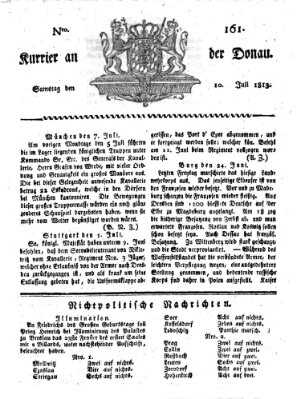 Kourier an der Donau (Donau-Zeitung) Samstag 10. Juli 1813