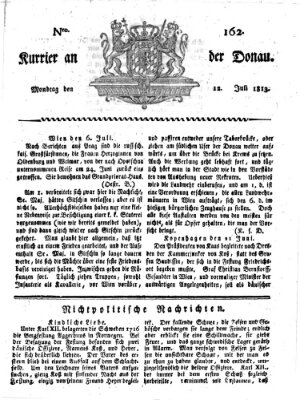 Kourier an der Donau (Donau-Zeitung) Montag 12. Juli 1813