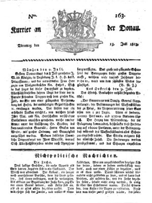 Kourier an der Donau (Donau-Zeitung) Dienstag 13. Juli 1813