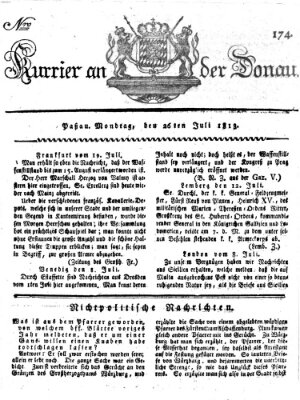 Kourier an der Donau (Donau-Zeitung) Montag 26. Juli 1813