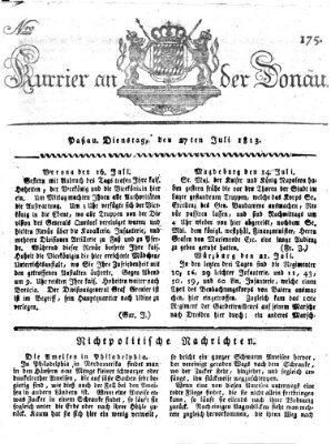 Kourier an der Donau (Donau-Zeitung) Dienstag 27. Juli 1813