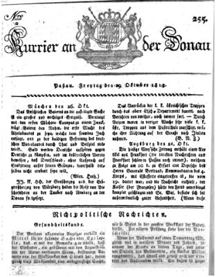 Kourier an der Donau (Donau-Zeitung) Freitag 29. Oktober 1813