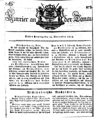 Kourier an der Donau (Donau-Zeitung) Freitag 19. November 1813