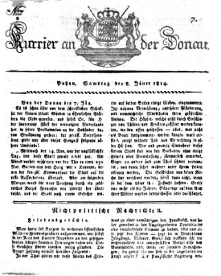 Kourier an der Donau (Donau-Zeitung) Samstag 8. Januar 1814