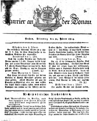 Kourier an der Donau (Donau-Zeitung) Dienstag 11. Januar 1814