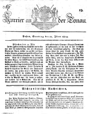 Kourier an der Donau (Donau-Zeitung) Samstag 22. Januar 1814