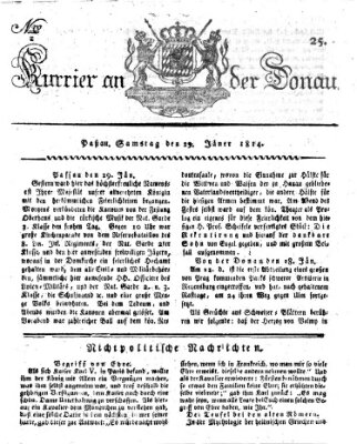 Kourier an der Donau (Donau-Zeitung) Samstag 29. Januar 1814